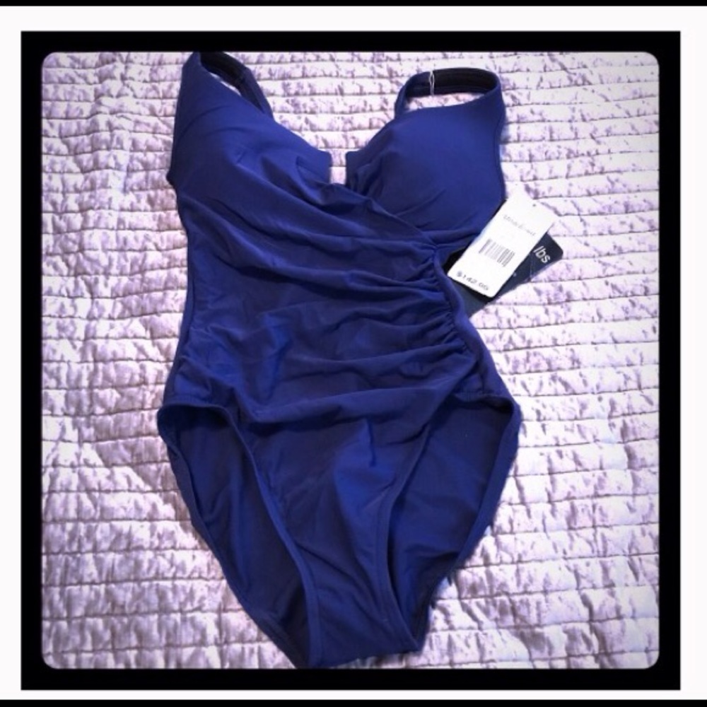 Miraclesuit Eclipse Navy Swimsuit - image 4